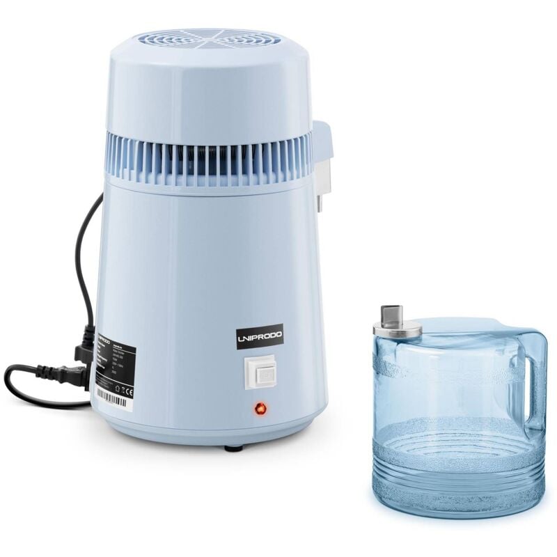 Uniprodo - Distillateur D'eau Professionnel 4L 1L/h Purificateur Inox Bureau Laboratoire