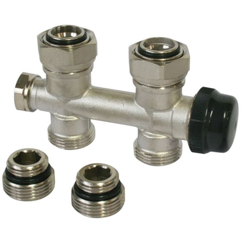 Distributeur thermostatisable bitube pour raccordement au sol - 3/4 ek Somatherm