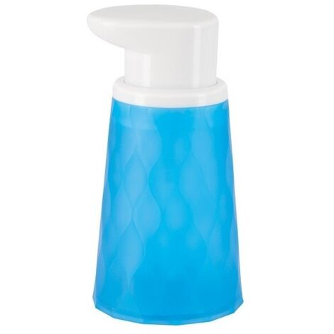 Distribuidor de jabon Spirella "Pool" de polipropileno en color azul 8 x 8 x 15,7 cm