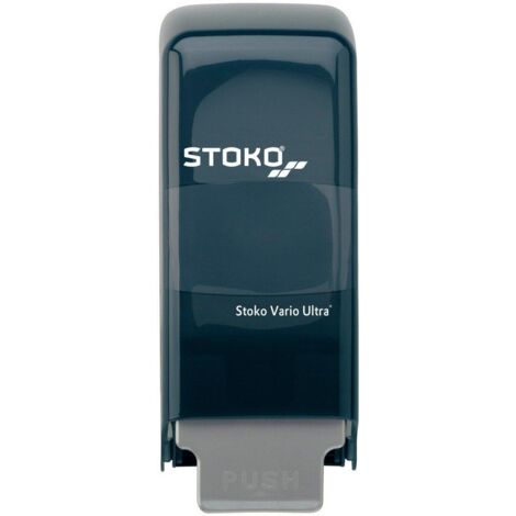 Distribuidor de pared de plástico negro Stoko Vario Ultra® para sistemas flexibles de distribución de botellas de 1 y 2 l (a) y (a) flexibles (a)