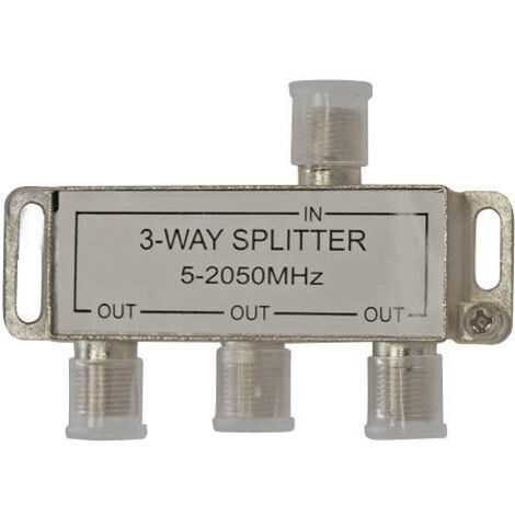 Distribuidor de television Splitter 3 salidas