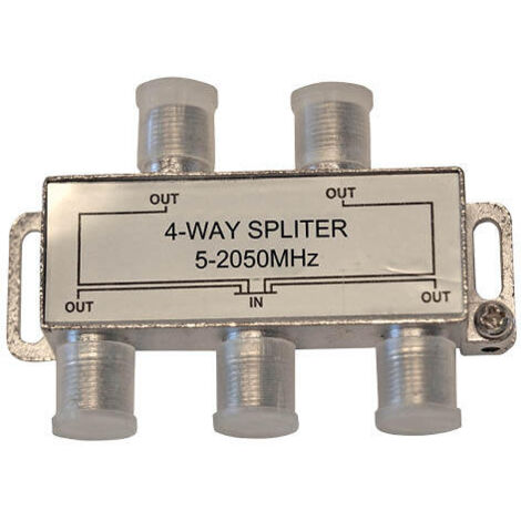 Distribuidor de television Splitter 4 salidas