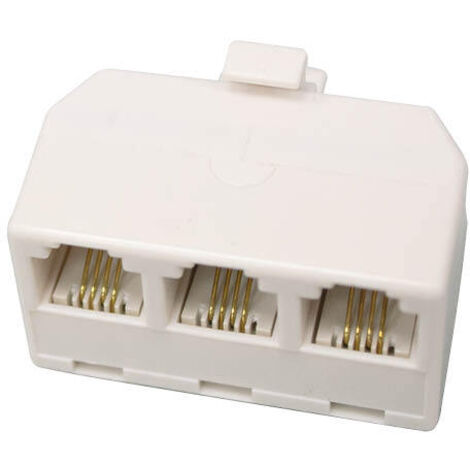 Distribuidor telefónico modular triple RJ 11 GSC 2600944