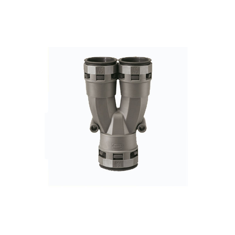 

DISTRIBUIDOR Y NYLOFIX-PLUS DN17 + 2 DN12 PA GRIS YKD-171212G - Interflex