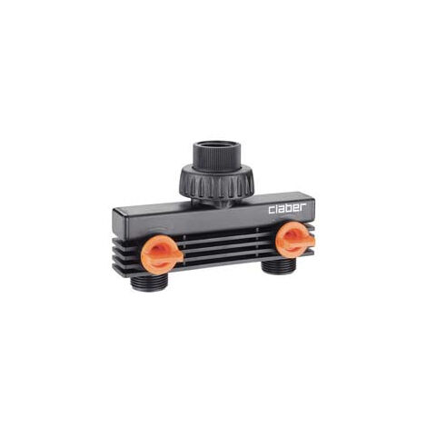 Distributeur 2 sorties ¾ pour raccords rapides