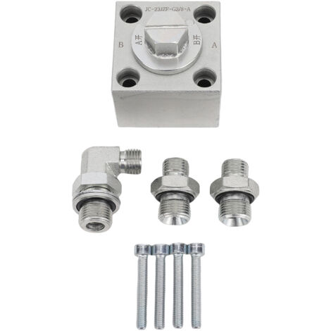 Distributeur 3 Voies Mini Excavateur Vanne de Régulation Pièces de Remplacement Accessoires Hydrauliques et Boulons