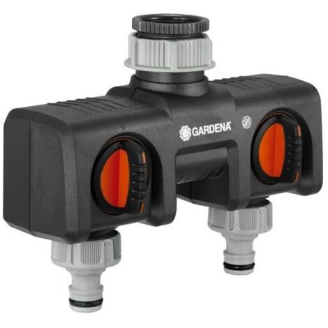 Distributeur À 2 Voies Avec Adaptateur Gardena