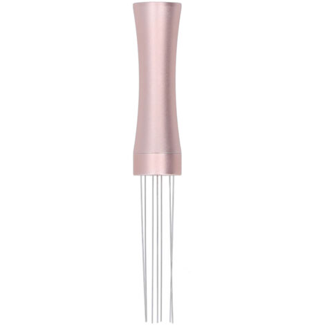 Distributeur à Aiguilles pour Café en Acier Inoxydable, Outil de Mélange de Poudre de Café pour Portafiltre, Doré Rose