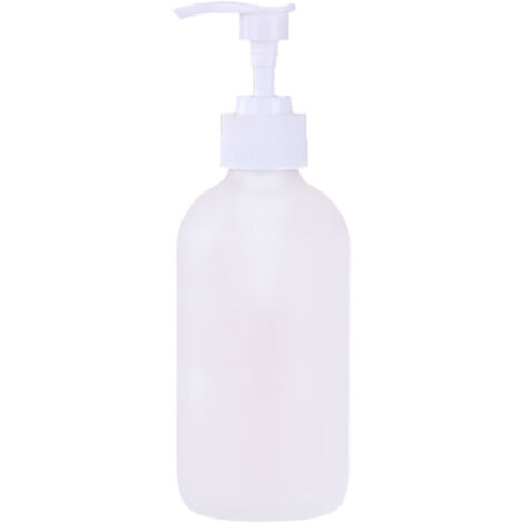 Distributeur à Pompe Verre Rechargeable 250ml/500ml Noir/Blanc 1 Pièce
