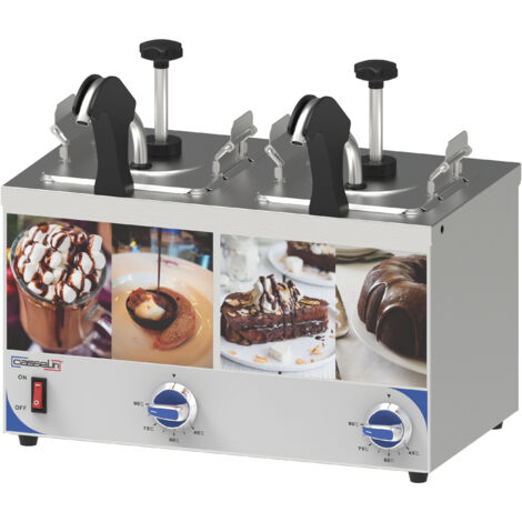 Distributeur à sauce avec pompe et bec chauffant double - Casselin