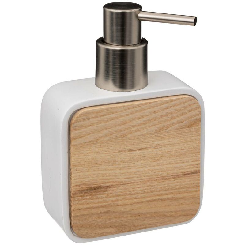 Distributeur à savon en résine naturéo blanc 300ml - 5five