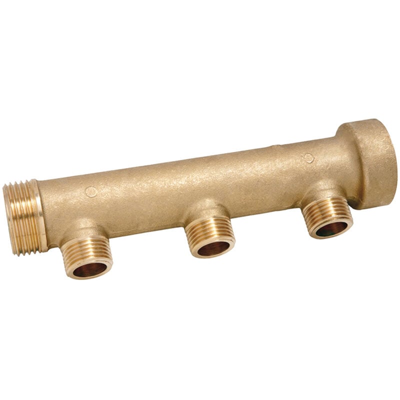 collecteur type ac7 - arrivée mâle 20 x 27 - 6 départs mâle 15 x 21 - extrémité femelle 20 x 27 - gripp