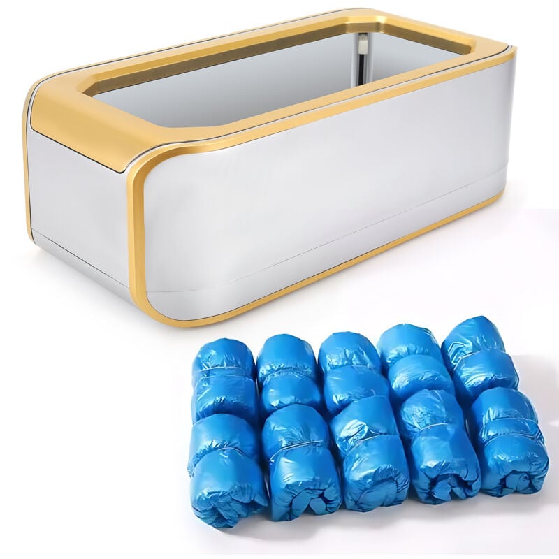 Lifcausal - Distributeur automatique de couvre-chaussures - Machine de couvre-chaussures avec 100 pièces de couvre-chaussures antidérapants jetables