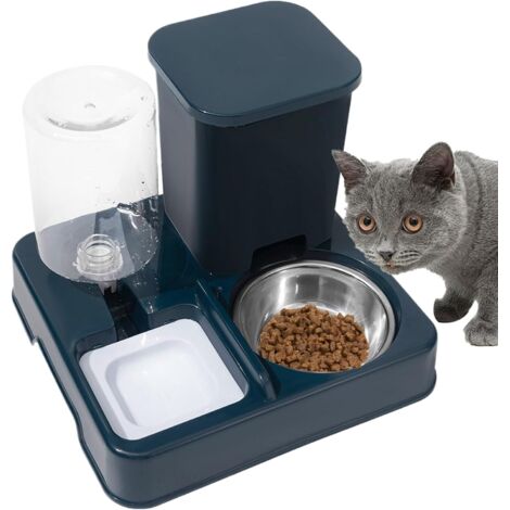 Distributeur Automatique De Nourriture Et Eau pour Chats - Abreuvoir Et