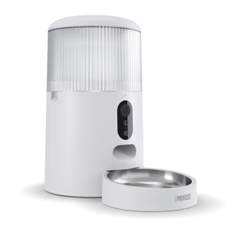 Distributeur automatique de nourriture Princess Smart 4 L avec application mobile et message vocal