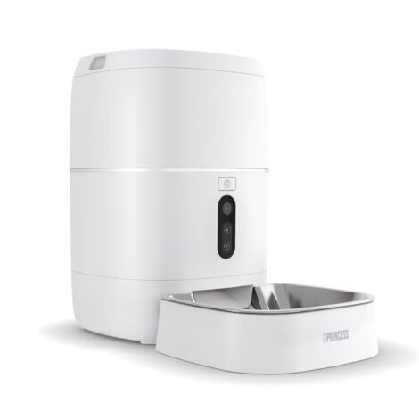 Distributeur automatique de nourriture Princess Smart 6 L avec caméra 3 MP, contrôle par application et message vocal