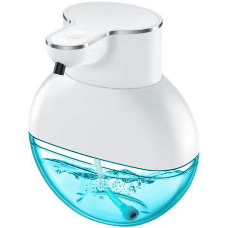 Distributeur automatique de savon désinfectant pour les mains, 400 ml, fixation murale sans contact, avec capteur électrique à 4 niveaux réglables, rechargeable par USB, IPX6, pour salle de bain et cu