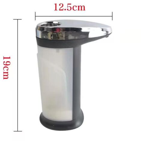 Distributeur Automatique de Savon et de Gel désinfectant, Distribution réglable, capteur de précision, Protection Anti-Chute, capacité de 370 ML