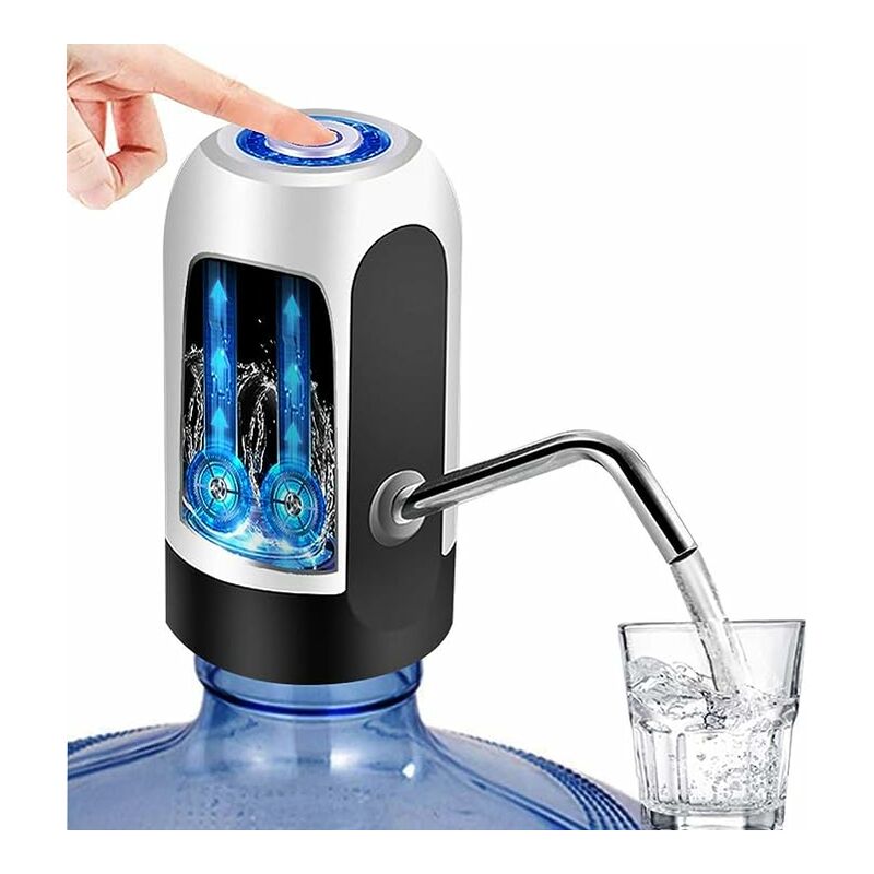 Guazhunifr - Distributeur Automatique d'eau Bouteille Rechargeable Eau Potable Pompe à Eau Potable Bouteille de pompage Rapide électrique sans Fil