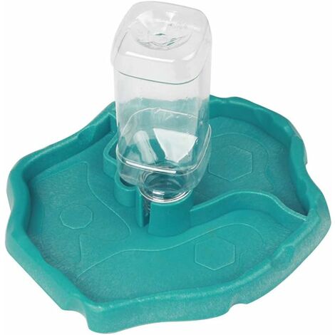 Distributeur Automatique d'eau de Reptiles, Fontaines à Boire pour Petits Animaux, Fournitures pour Boîtes de Reptiles pour Tortue Lézard Tortue Gecko Caméléon (Bleu)