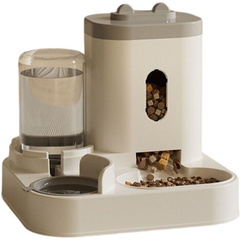 Distributeur Croquettes Chat/de Nourriture , Distributeur Automatique d'aliments et d'eau Animaux de Compagnie de Petite