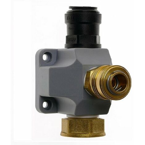Distributeur d'air comprimé EMSK 15-112, Ø 15 mm raccord simple G 1/2" plastique