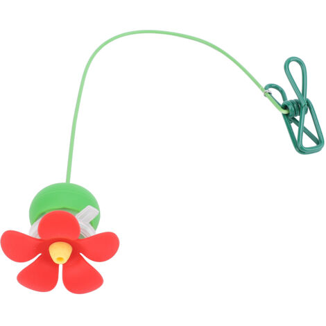 Distributeur d’aliments pour colibris avec pince à chapeau – Modèle « Hummingbird Feeder » en forme de fleur