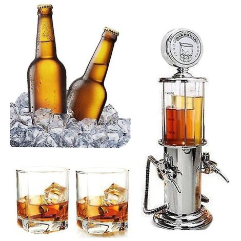 Distributeur de boissons à la station-service, service de barman, bière, double pompe, distributeur d'alcool