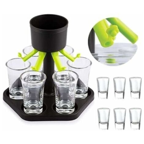 Distributeur de boissons alcoolisées et support en plastique pour le remplissage de boissons, bières et autres spiritueux