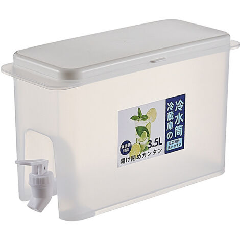Distributeur De Boissons avec Robinet 3.5 litres Distributeur De Boissons Pichet pour Bouteille De Jus De Fruits - Fontaine Eau Cocktail Jus Alcool