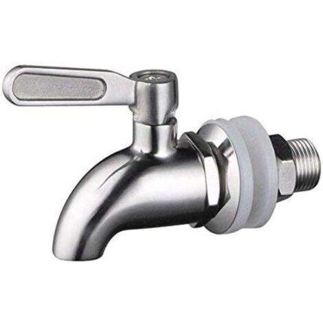 Distributeur de Boissons en Acier Inoxydable Robinet de Robinet de Remplacement pour Homebrew Barrel Fermenter Vin Bière Distributeur de jus de Boisson Spigot