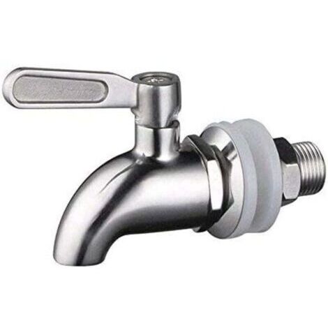 Distributeur de Boissons en Acier Inoxydable Robinet de Robinet de Remplacement pour Homebrew Barrel Fermenter Vin Bière Distributeur de jus de Boisson Spigot
