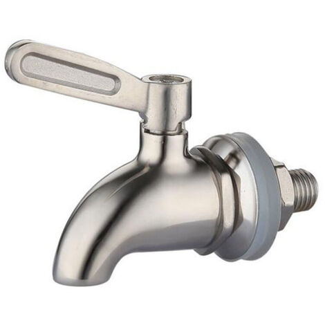 Distributeur de Boissons en Acier Inoxydable Robinet de Robinet de Remplacement pour Homebrew Barrel Fermenter Vin Bière Distributeur de jus de Boisson Spigot,