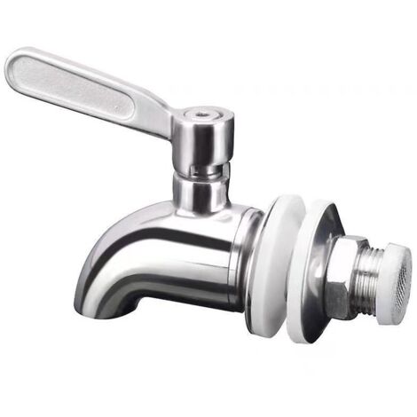 distributeur De Boissons En Acier Inoxydable Robinet De Robinet De Remplacement Pour Homebrew Barrel Fermenter Vin Bire Distributeur De Jus De Boi