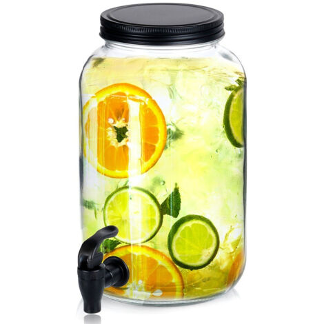 Distributeur de boissons en verre avec robinet 3,2 L