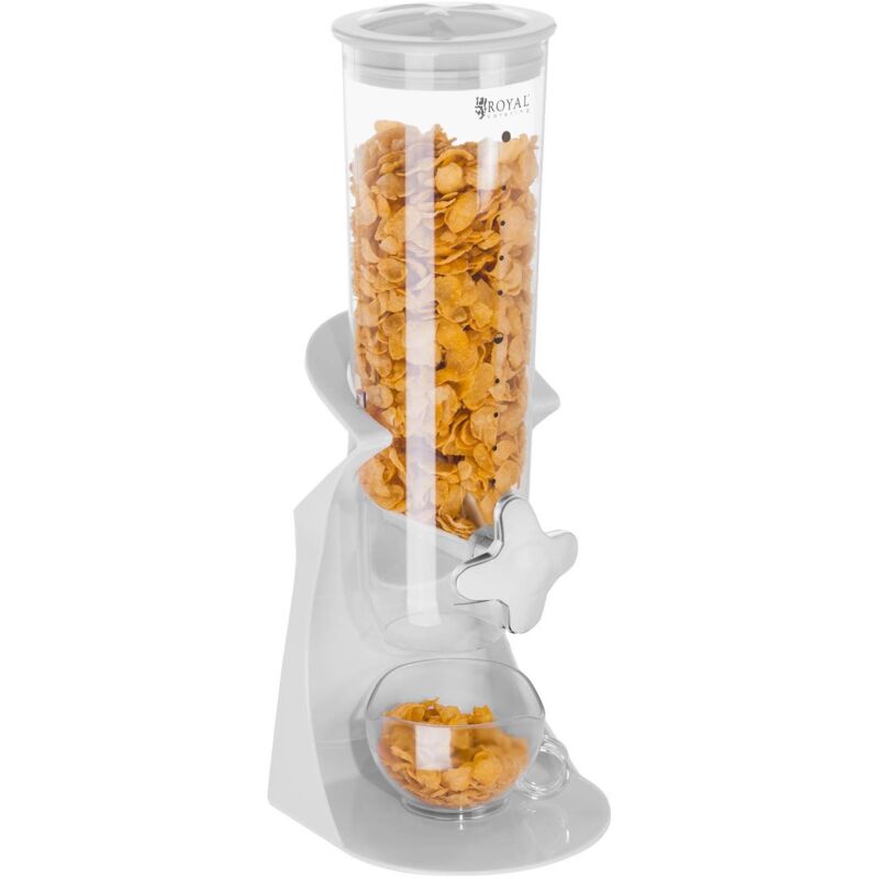 Royal Catering - Distributeur De Cereales Muesli Doseur Hermetique Cornflakes 1 Recipient 1 5 l