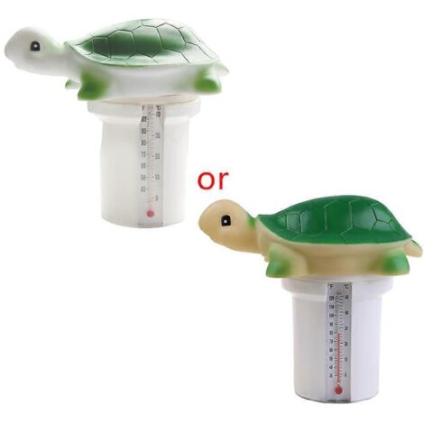 Distributeur de chlore flottant pour piscine Tortue avec thermostat automatique