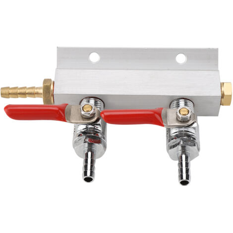 Distributeur de CO2 pour bière, 2 voies, pour système de brassage maison