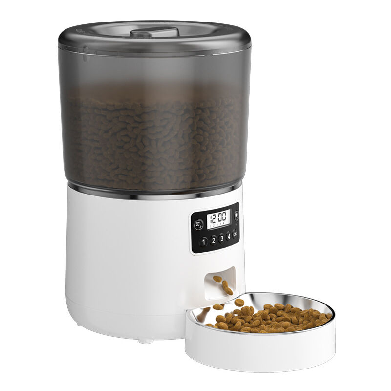 Tonchean - Distributeur de croquettes pour chat,Distributeur de croquettes pour chat,Distributeur de Croquettes pour Chats et Chiens, Distributeur