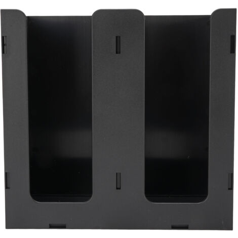 Distributeur de Gobelets en Papier Plexiglas Organisateur de Stockage pour Café avec 2 Compartiments