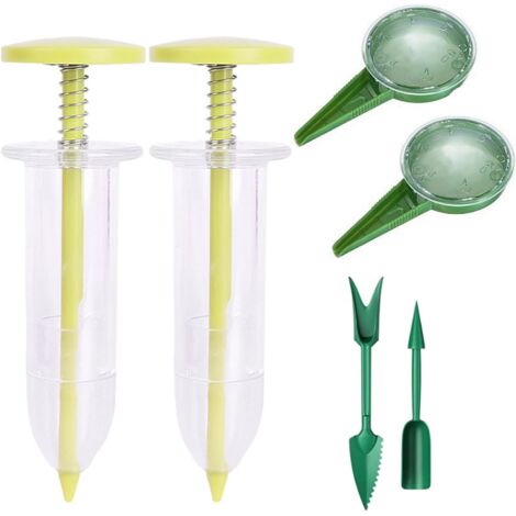Distributeur de Graines, 6 Pcs Mini Semoir Semences, Semoir à Graines, Semoir à Graines de Jardin Manuel, Outil de Semoir de Semis pour Petites Graines, Planter, Légumes, Fleurs