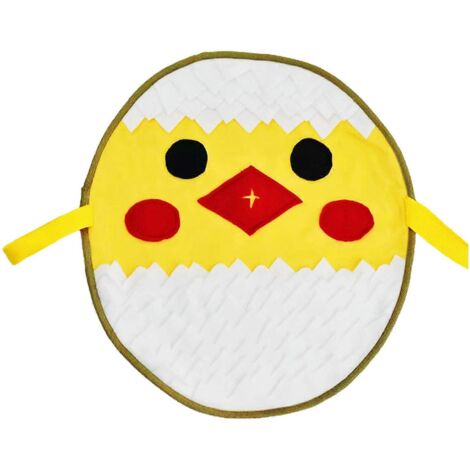 Distributeur de jouets à mâcher en peluche douce pour chiots faisant leurs dents - Poussin