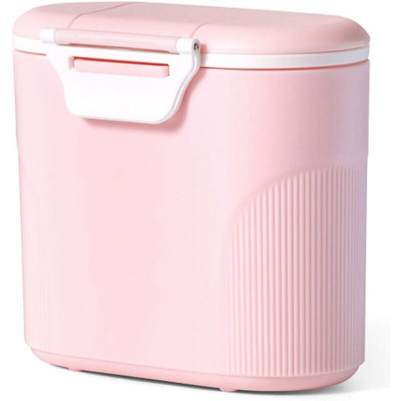 Fei Yu - Distributeur de lait en poudre avec niveleur et cuillère 600ML (rose)