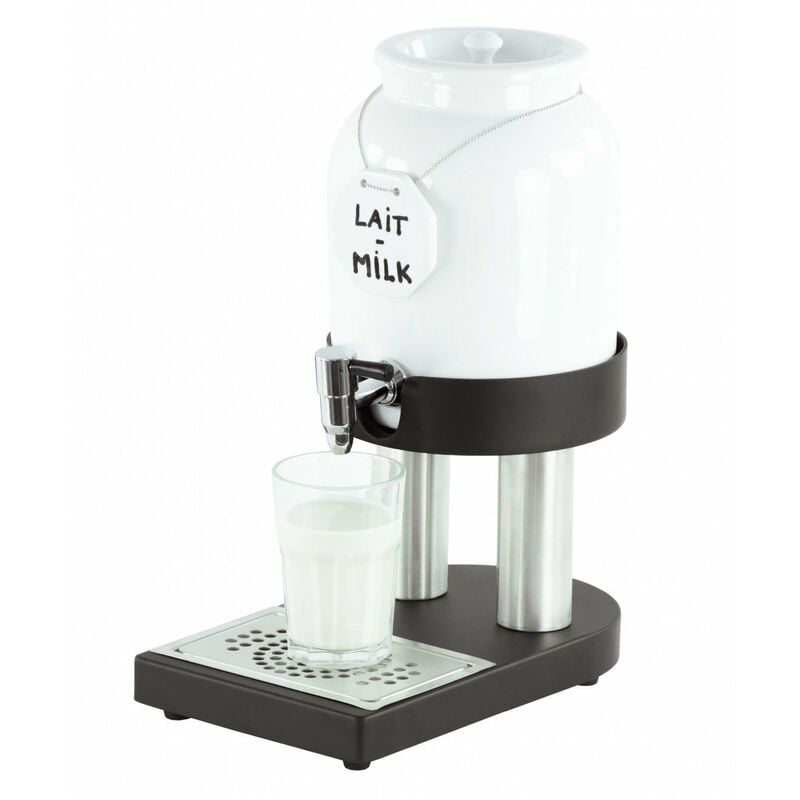 Distributeur de lait froid en porcelaine 4l