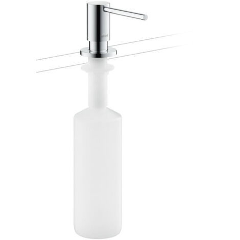 Distributeur de liquide vaisselle chroméé