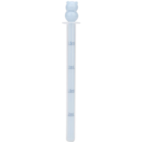 Distributeur de Médicaments Bébé Portable avec Seringue et Pipette Graduée (Bleu)