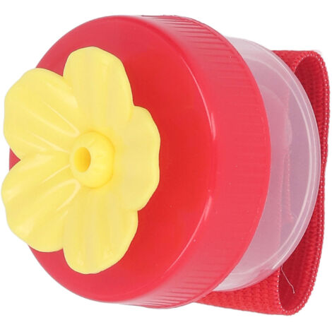 Distributeur de Nectar Portable pour Colibris Miniature - Mangeoire Fleur Rouge Extérieure