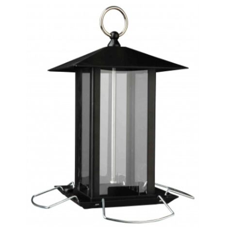 DISTRIBUTEUR DE NOURRITURE POUR OISEAUX 19 × 20 × 19 CM NOIR TRIXIE 5238