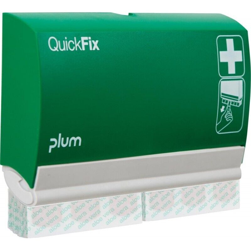 Quickfix® aloe vera 5506 Distributeur de pansement (l x h x p) 232 x 133 x 33 mm support mural inclus - Plum