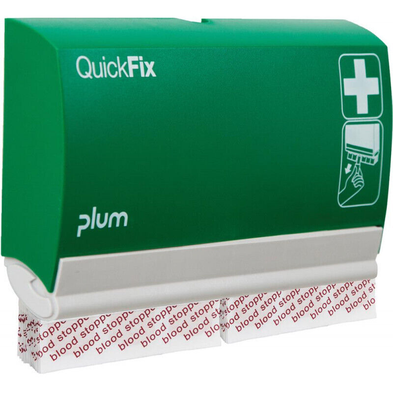 QuickFix® Blood Stopper 5510 Distributeur de pansement (l x h x p) 232 x 133 x 33 mm support mural inclus - Plum